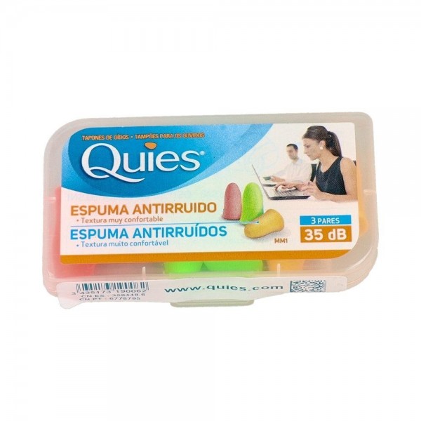 Tapon Oido Espu-Gom Quies Color 6U
