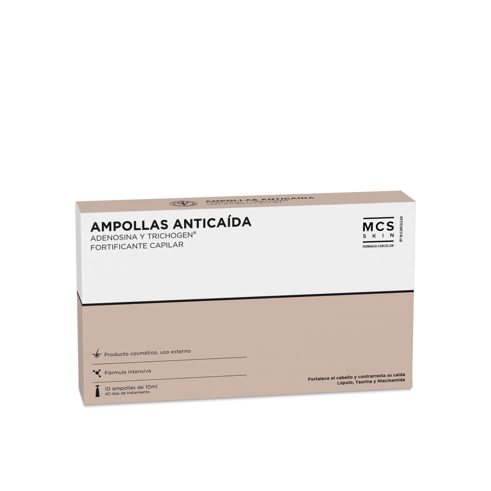 Ampollas Anticaída  Adenosina Y Trichogen® 10 X...