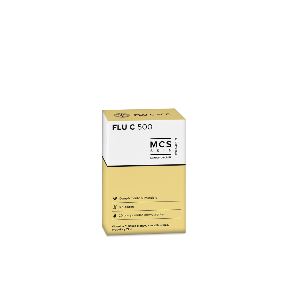 Flu C 500  20 Comprimidos Efervescentes