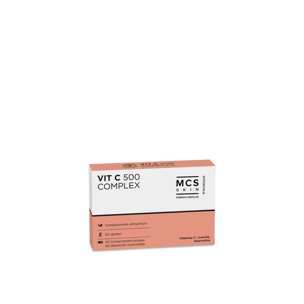 Vit C 500 Complex  20 Comprimidos Bicapa De...