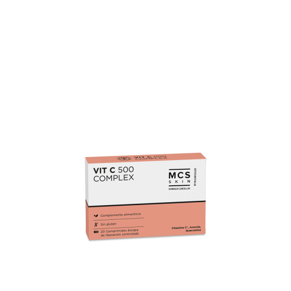 Vit C 500 Complex  20 Comprimidos Bicapa De Liberación Controlada
