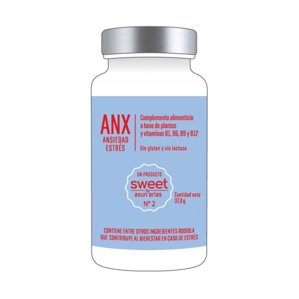 Sweet by Asún Arias Nº2 ANX Ansiedad & Estrés (60 cápsulas)