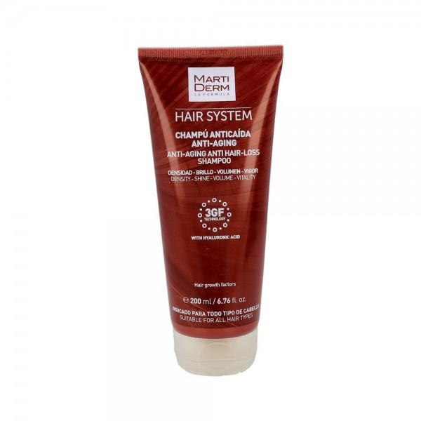 Martiderm Hair System 3Gf Champu Anticaida Antiagi 200 Ml