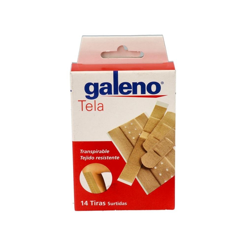 Tiritas Galeno Tela Surtidas 14 U 4 Tam