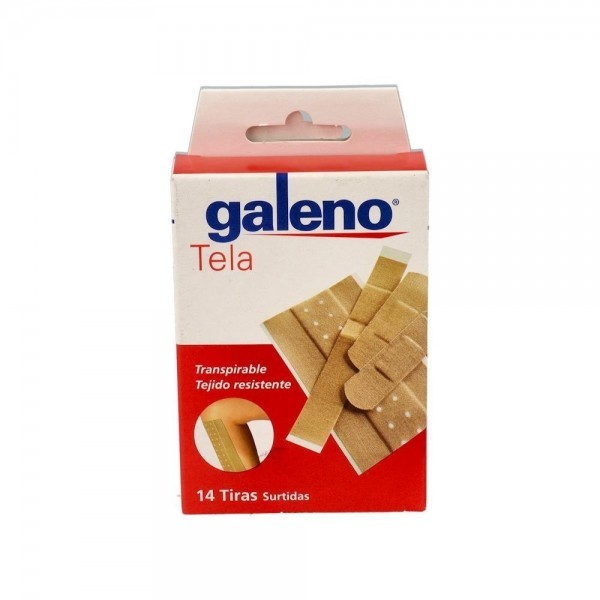 Tiritas Galeno Tela Surtidas 14 U 4 Tam