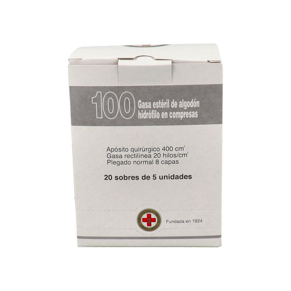 Gasa Est Gran Cruz (S-5U) 100 Unid