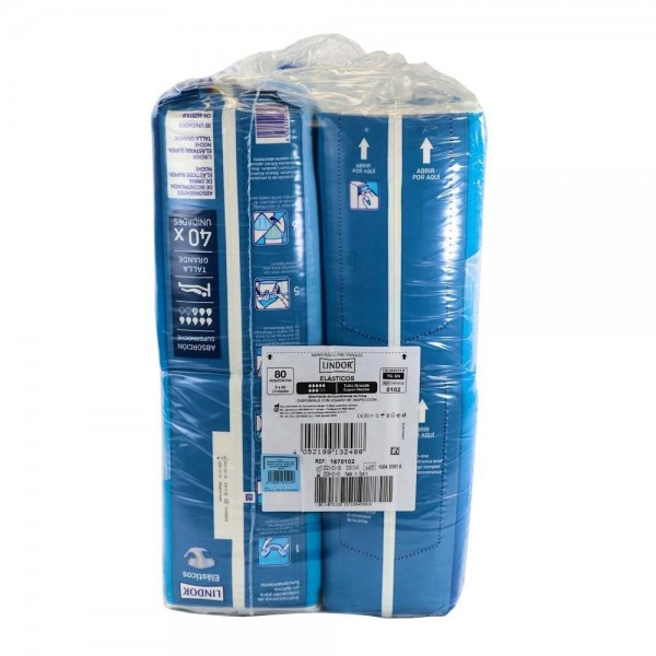 Pañal Inco Lindor Ela S-Noc Gd 80U