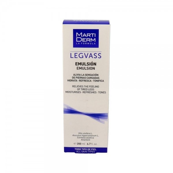 Martiderm Legvass Hidro Descans Piernas Emulsion 200 Ml