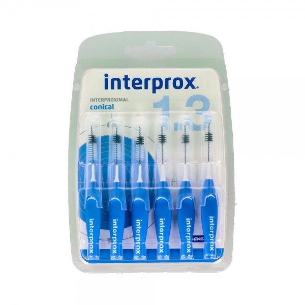 Cepillo Interdental Interprox 4 G Conico Recto Azul 6 U
