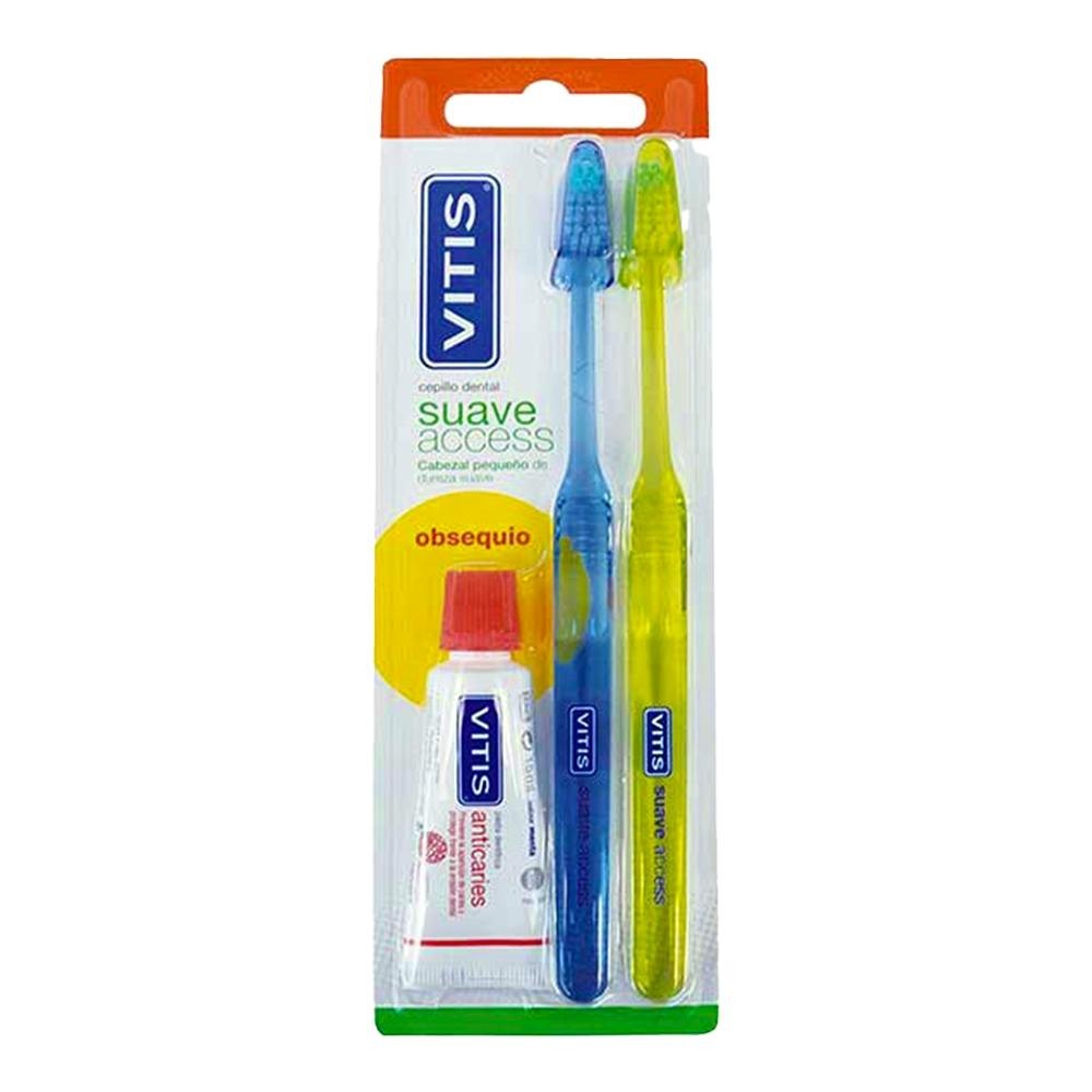 Vitis Cepillo Dental Duplo Suave Access+Antc 15 Ml