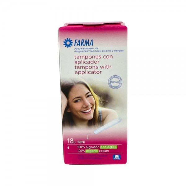 Tampon Farmaconfort Algod Mini 18 U