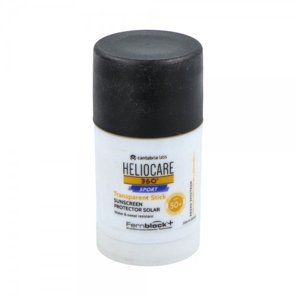Heliocare 360º Sport Transparent Stick Spf 50+ 25 G
