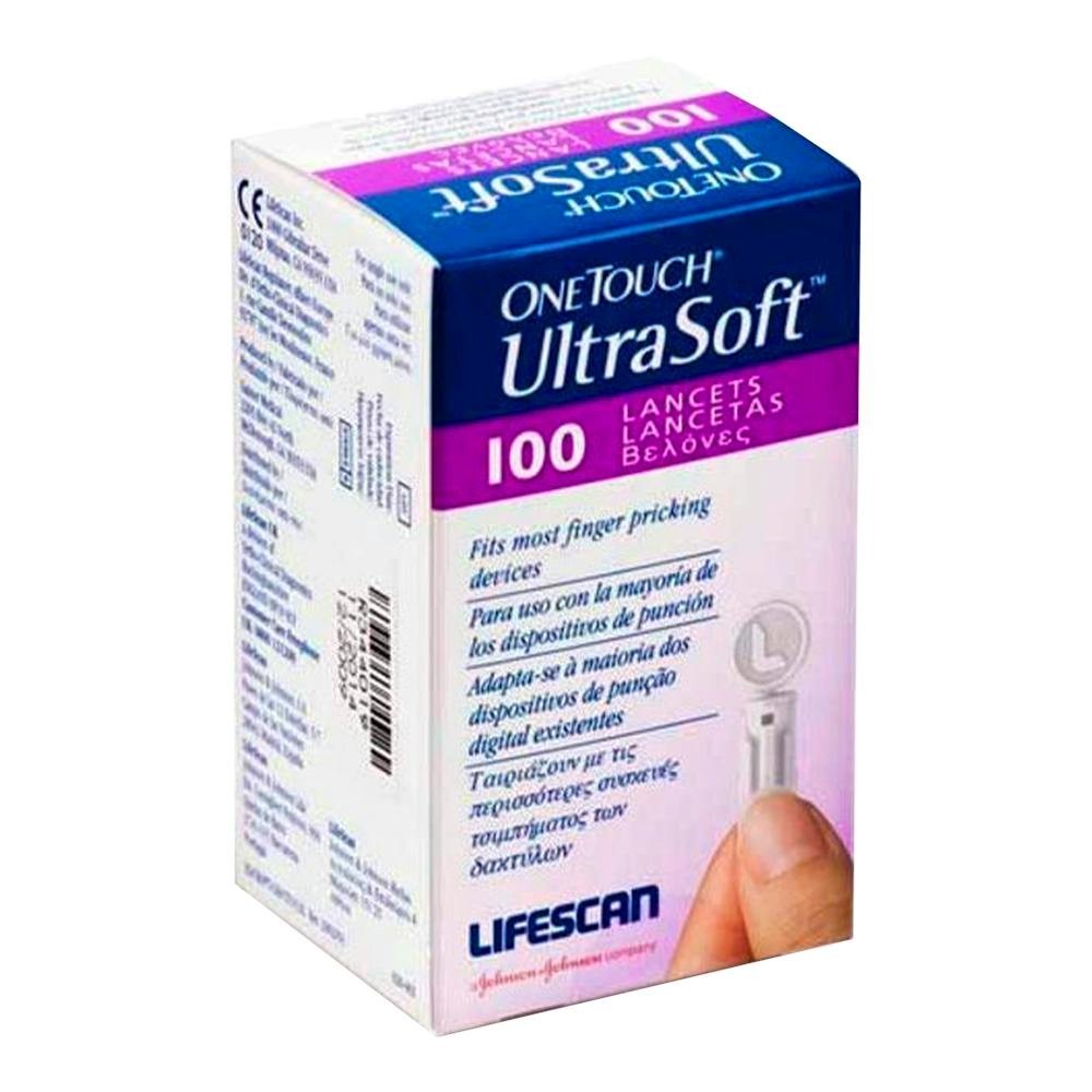 Lancetas Onetouch Ultrasoft2 100 Unidades